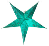 Leela 5 Point Turquoise Paper Star