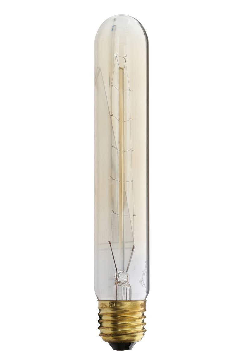Title: Vintage 220V 40W Tube Light Bulb - 185mm