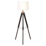 Malvern Tripod Floor Lamp With Black Base