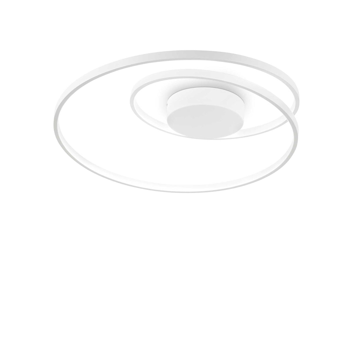 OZ White Flush Ceiling Light - On/Off Feature