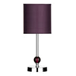 Purple Acrylic Ball Table Lamp With Eu Plug