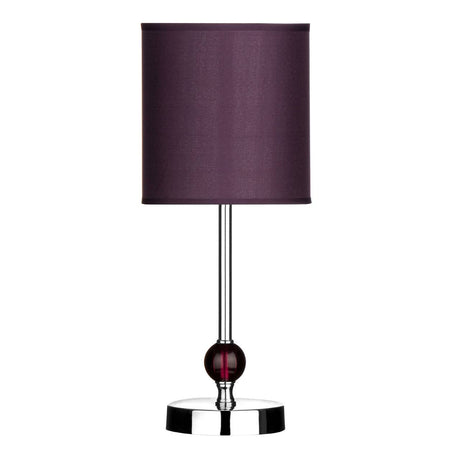 Purple Acrylic Ball Table Lamp With Eu Plug