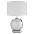 Naomi Fabric Shade With Eu Plug Table Lamp