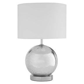 Naomi Fabric Shade With Eu Plug Table Lamp
