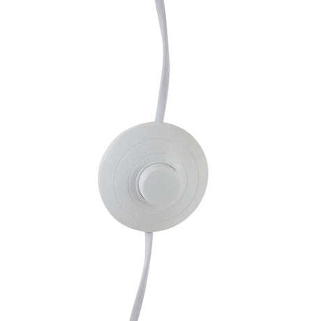 Forma Grey Shade Floor Lamp With Eu Plug