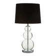 Luke Black Fabric Shade / Eu Plug Table Lamp