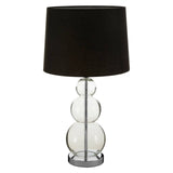Luke Black Fabric Shade / Eu Plug Table Lamp