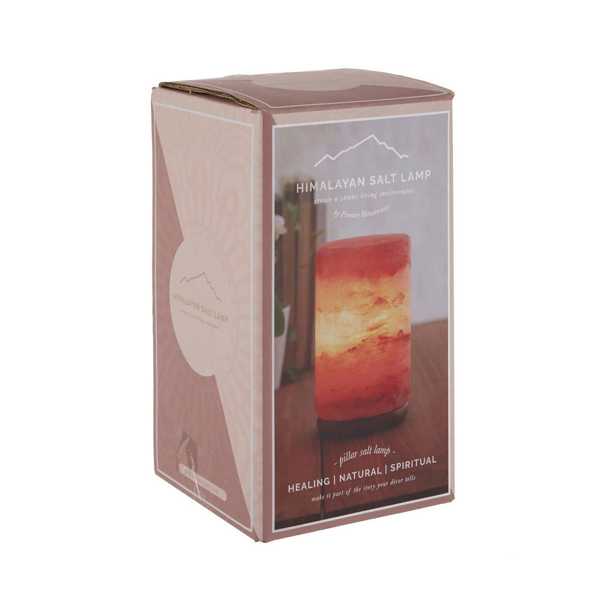 Cylinder Salt Lamp With Eu Plug