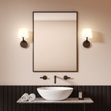 Sleek Black Wall Sconce