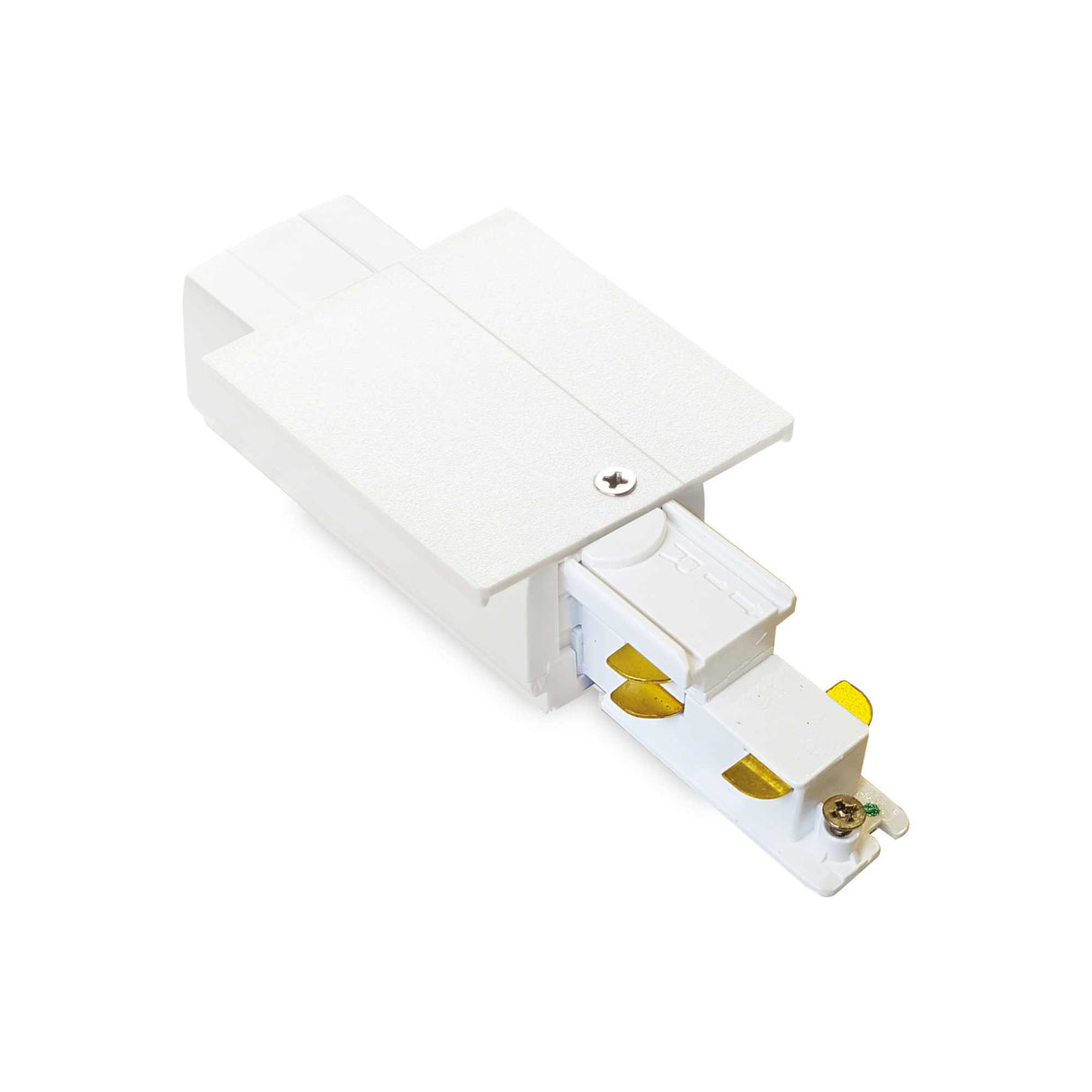 Right End Main Connector DALI 1-10V in White Finish