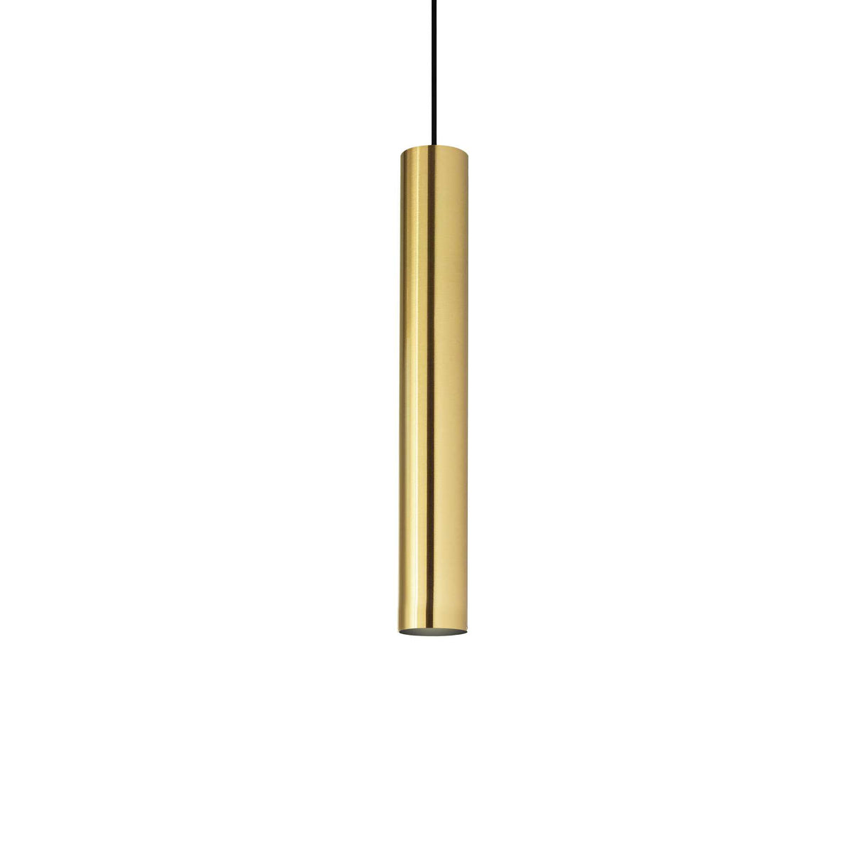 Elegant Single-Bulb Brass Pendant Light - Model D06