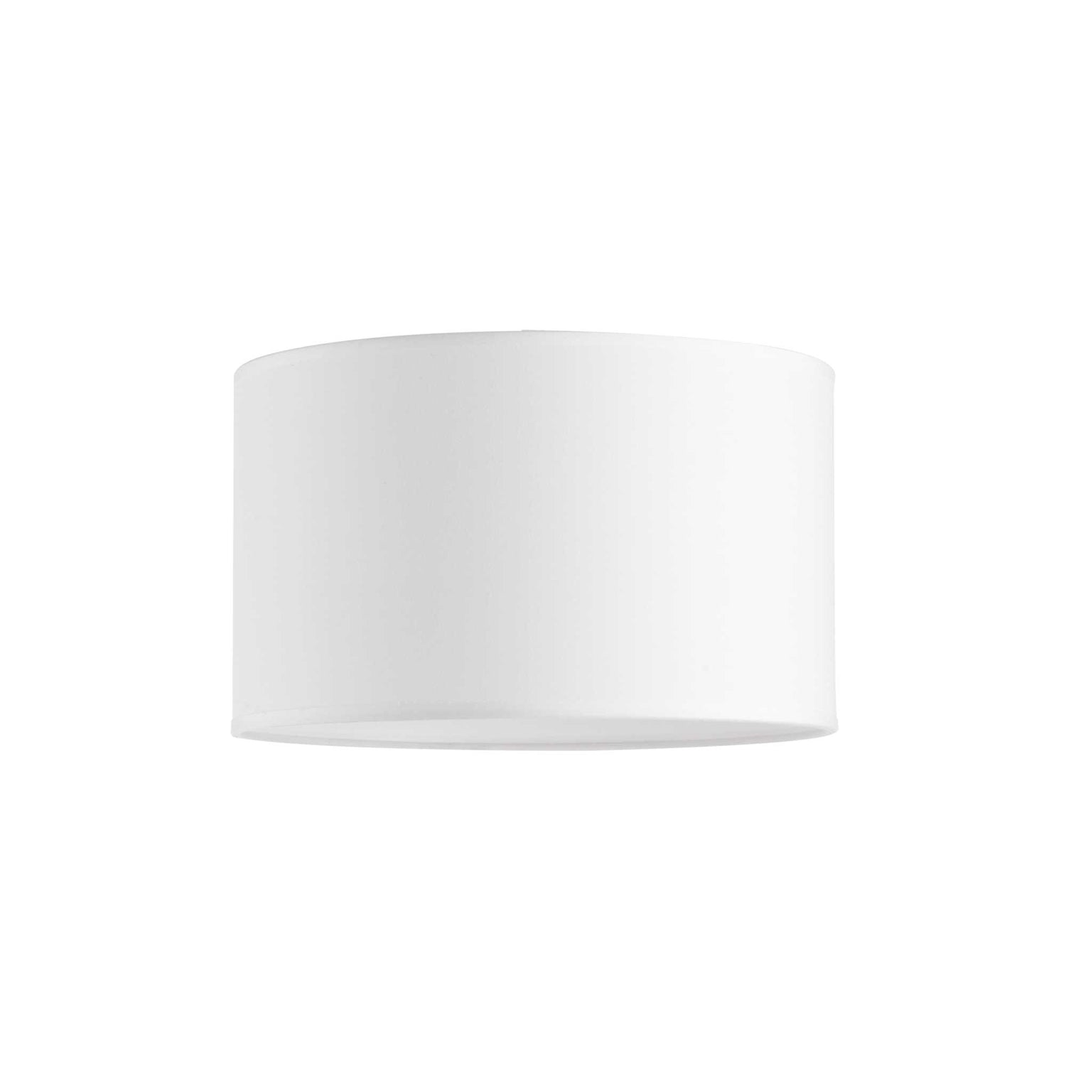 Elegant White Cylindrical Lampshade D45