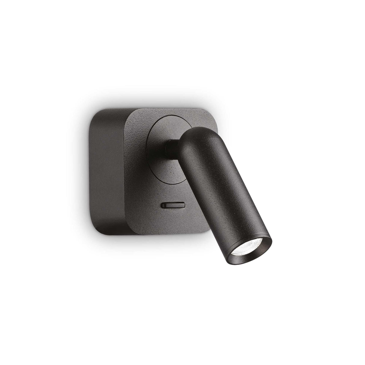 Sleek Black Square Wall Light Fixture