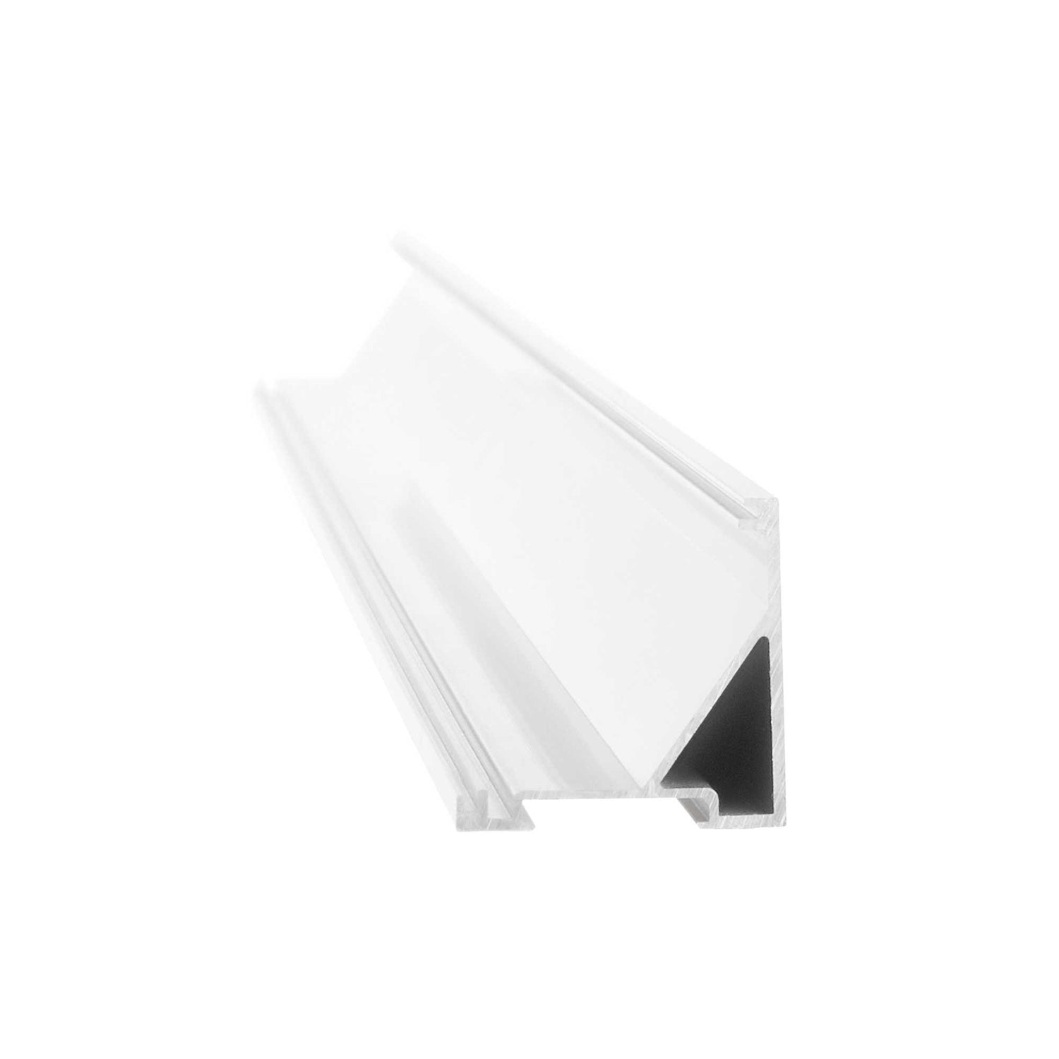 Sleek Square Slot Frame D31xD31 2000mm - Elegant White Finish