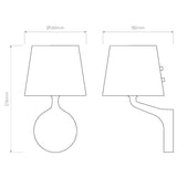 Elegant Chrome Sconce Light