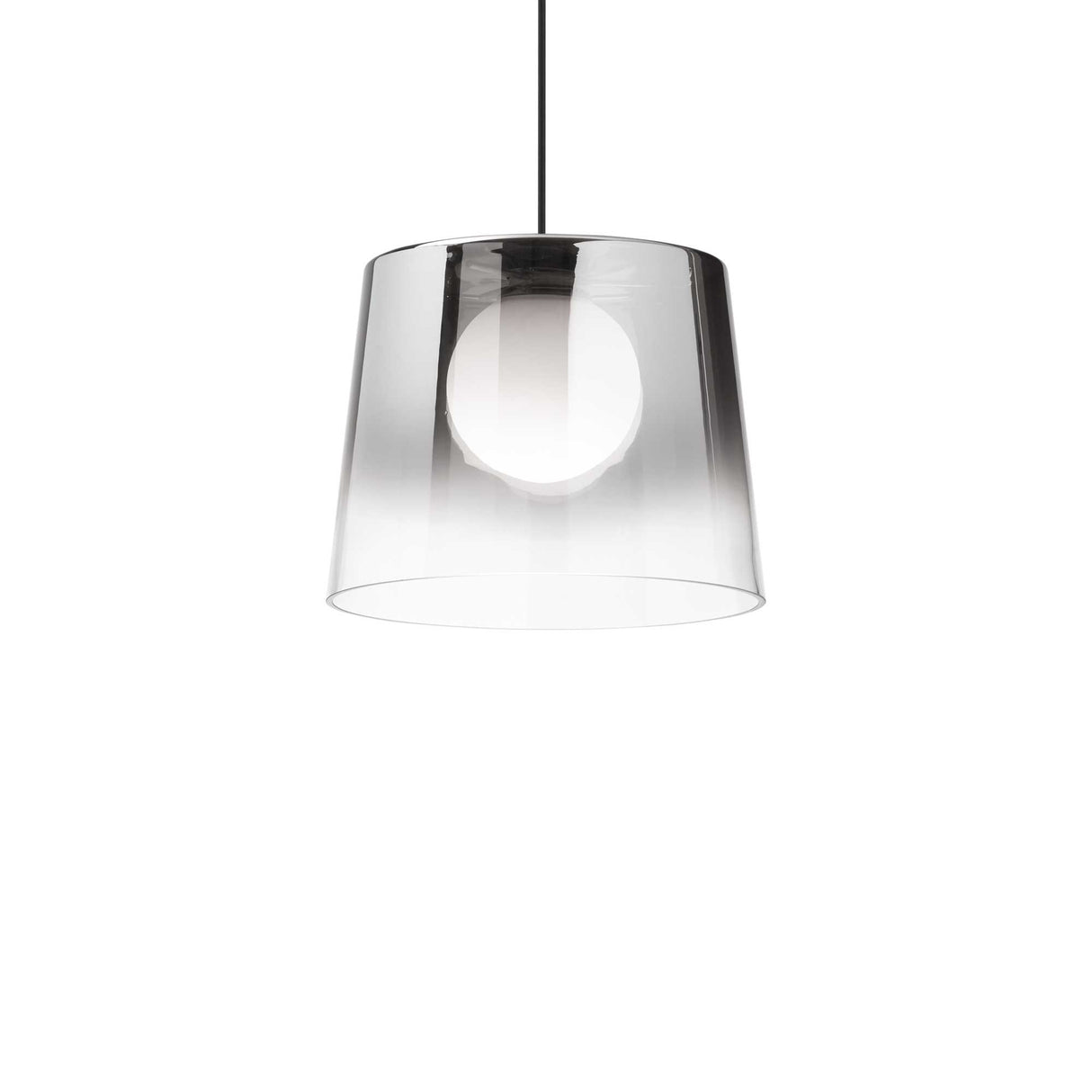 Chrome Elegance Single Bulb Pendant Light