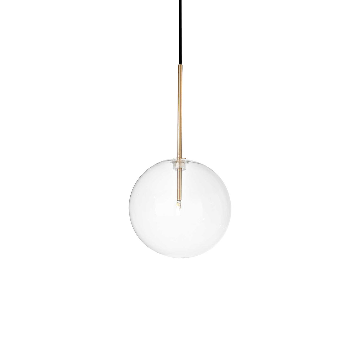 EQUINOXE Brass Pendant Light with Single Bulb D20