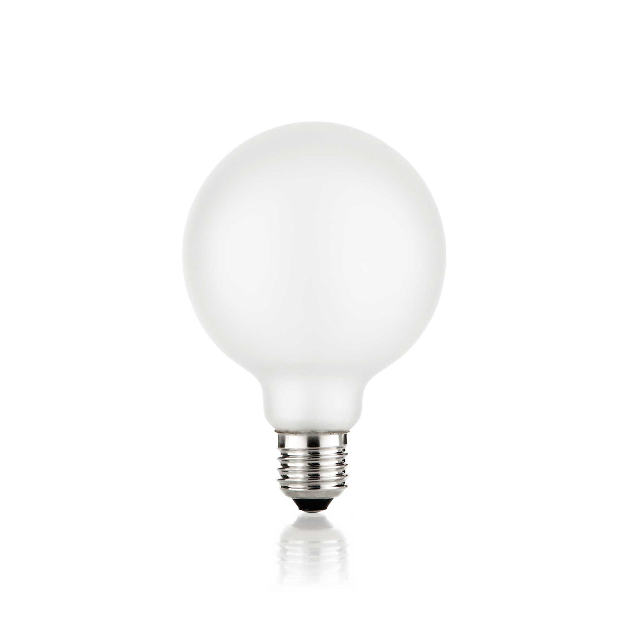 E27 Satin Globe 8W 3000K LED Dimmable Bulb