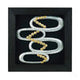 Hammered Circles Framed Wall Art