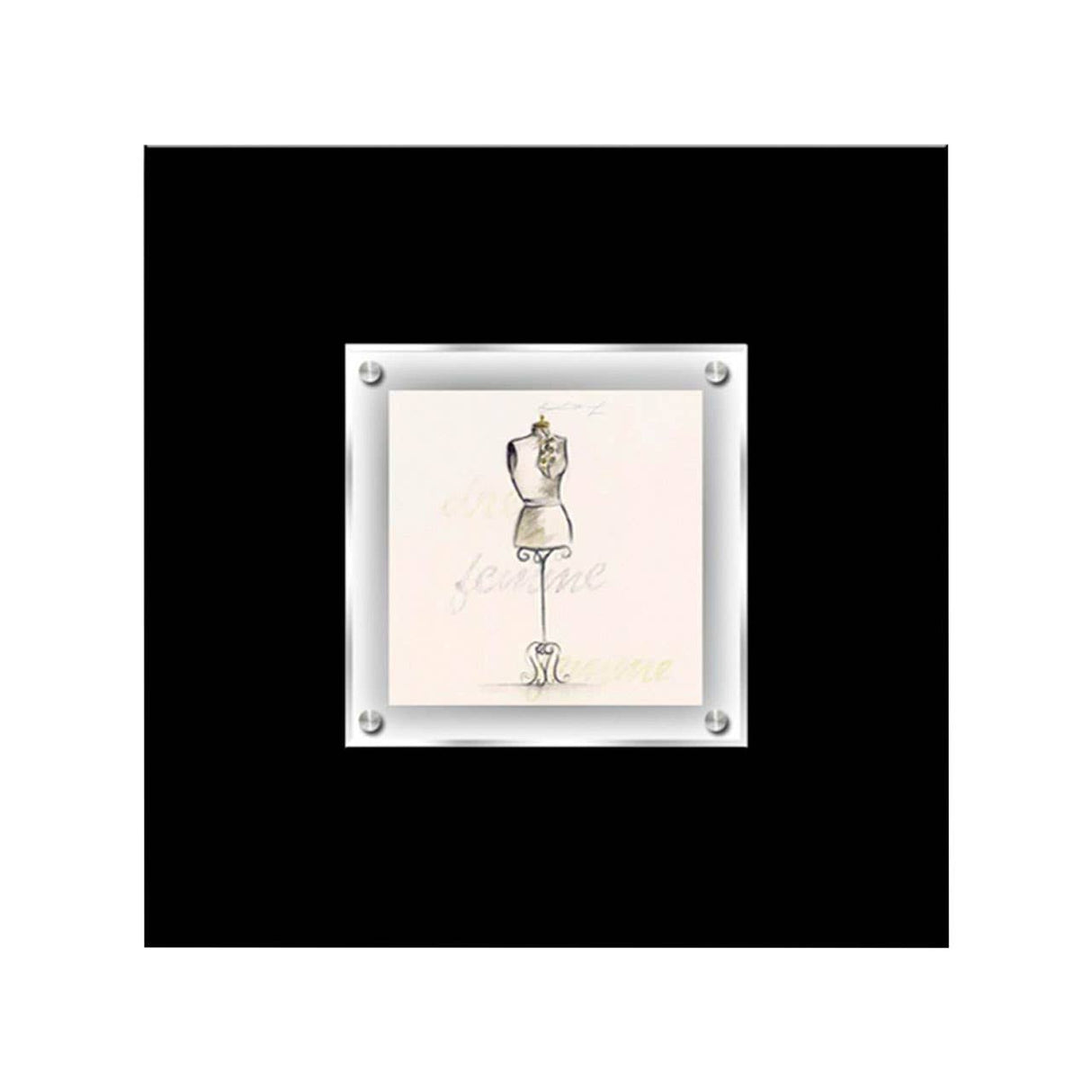 Boudoir Mannequin 1 Framed Wall Art