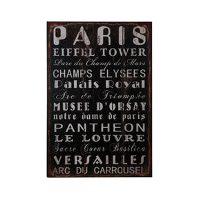 Paris Wall Plaque