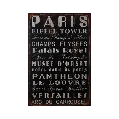 Paris Wall Plaque