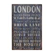 London Wall Plaque