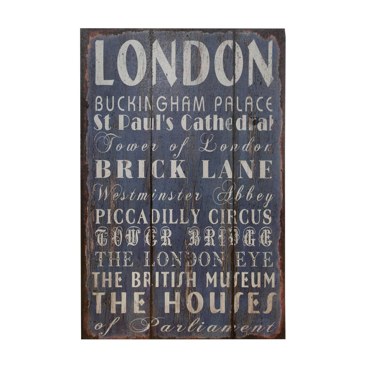 London Wall Plaque