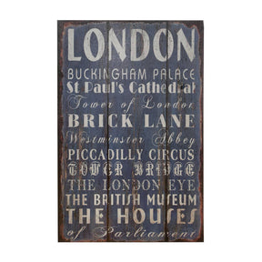 London Wall Plaque