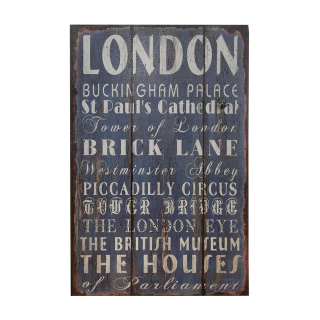 London Wall Plaque