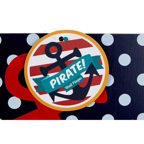 Pirate 3 Assorted Wall Plaque