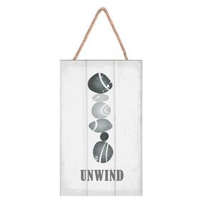 Spa "Unwind" Plaque