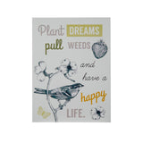 Artists Garden Wall Plaque