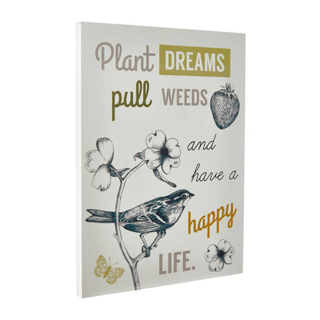 Artists Garden Wall Plaque