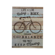 Bike Wall Plaque