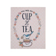 Pretty Things Cup Of Tea Wall Plaque