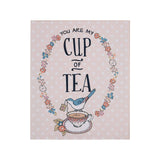 Pretty Things Cup Of Tea Wall Plaque