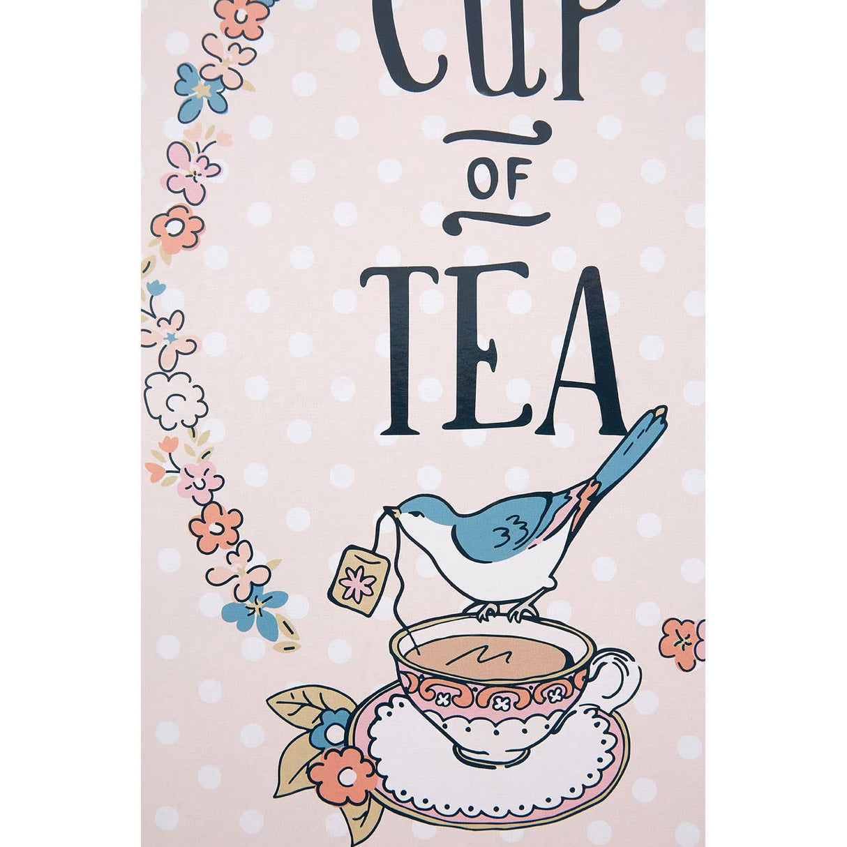 Pretty Things Cup Of Tea Wall Plaque