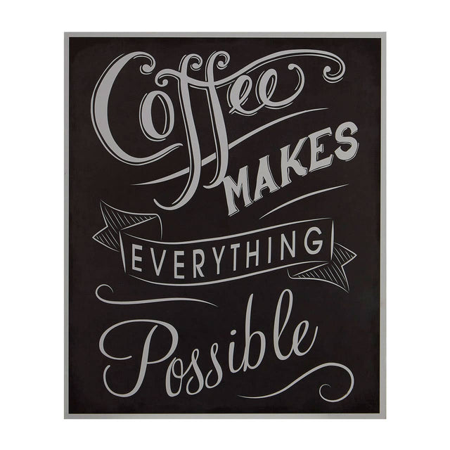 Coffee Makes Everything Wall Plaque