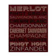 Wine List Wall Plaque