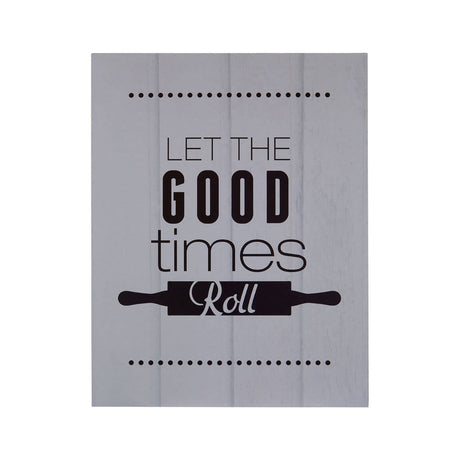 Let The Good Times Roll Wall Plaque
