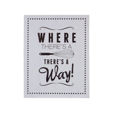 Where There'S A Whisk Wall Plaque