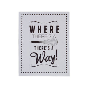 Where There'S A Whisk Wall Plaque