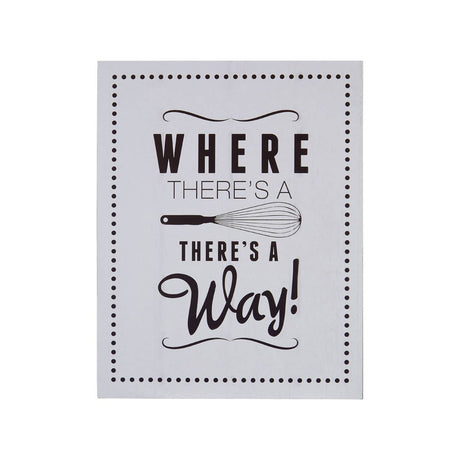 Where There'S A Whisk Wall Plaque