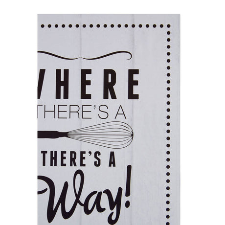 Where There'S A Whisk Wall Plaque