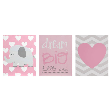 Kids Dream Big Wall Plaques - Set Of 3
