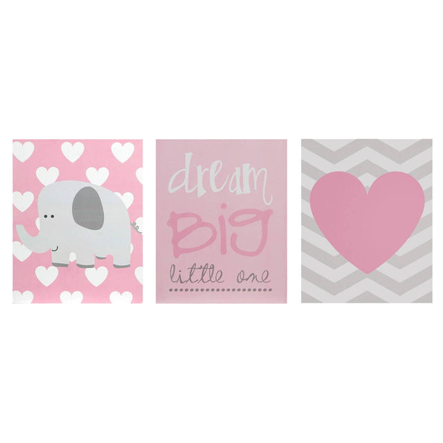 Kids Dream Big Wall Plaques - Set Of 3