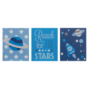 Kids Reach For The Stars Wall Plaques - Set Of 3