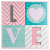 Kids Love Love Wall Plaque