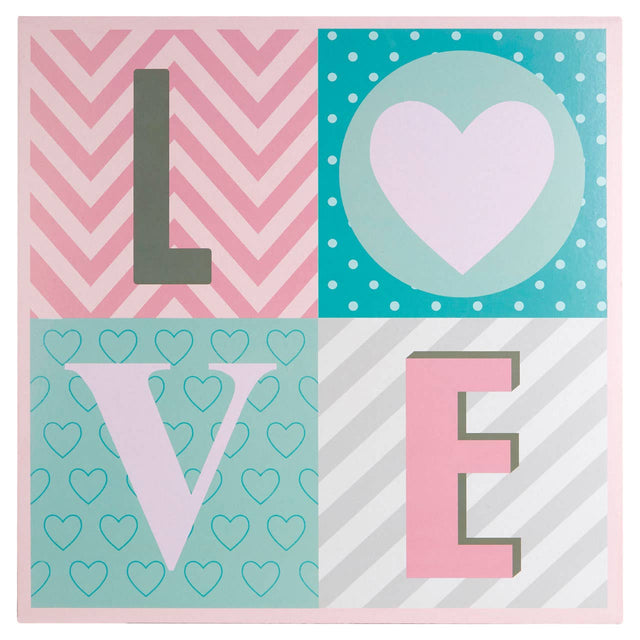 Kids Love Love Wall Plaque